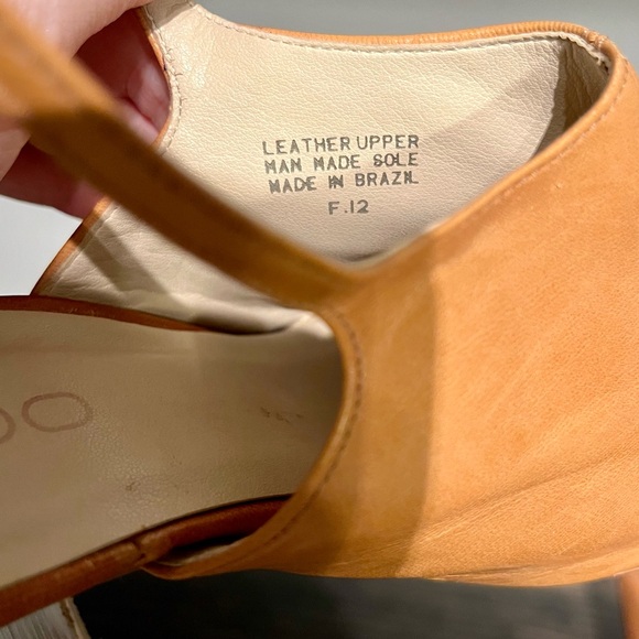 Aldo sz 8 Leather Sling Back Heels - Picture 2 of 12